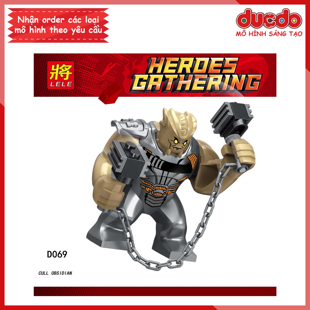 Bigfig siêu quái CULL OBSIDIAN - Đồ chơi Lắp ghép Xếp hình Mini Minifigures Big Fig Super Hero - XINH X890 LeLe D069