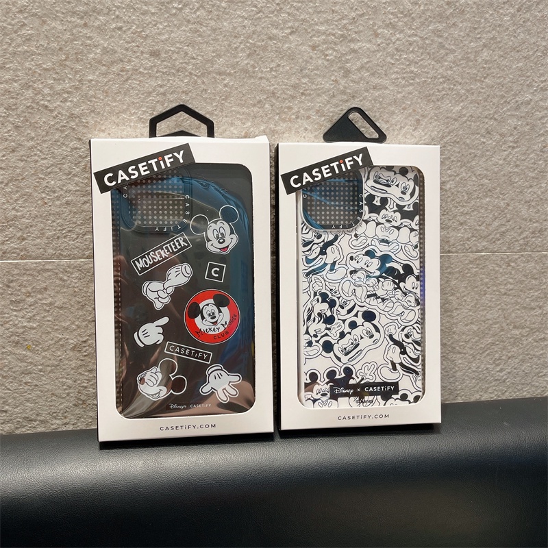 Ốp Điện Thoại TPU Silicon Dày Chống Sốc Hình Chuột Mickey Disney Cho iPhone 11 13 12 Pro Max 7 8 Plus XR X XS Max