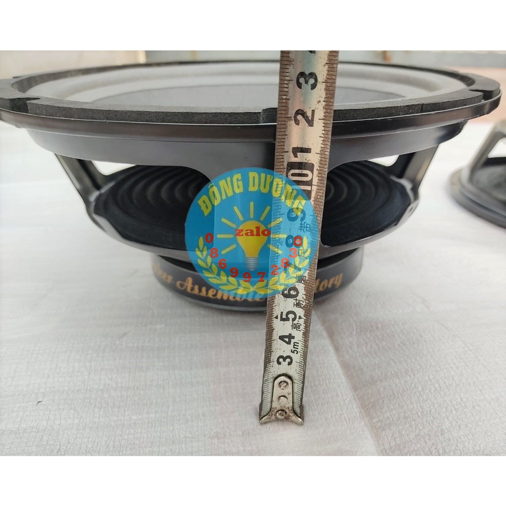 LOA BASS 25 HỒNG KỲ TỪ 140 CÔN 38.6MM 4 LỚP - GIÁ 1 ĐÔI - LOẠI NÚM SẦN MÀNG ĐEN - CỦ LOA RỜI