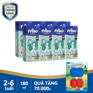Sữa bột pha sẵn Friso Gold 180ml combo 2 lốc