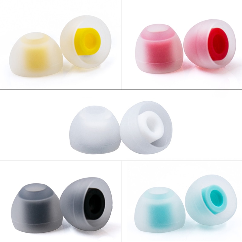 KBEAR 07 Silicone nâng cấp Eartips 1 Cặp Cách ly tiếng ồn với kích thước S M L cho tai nghe KBEAR TR