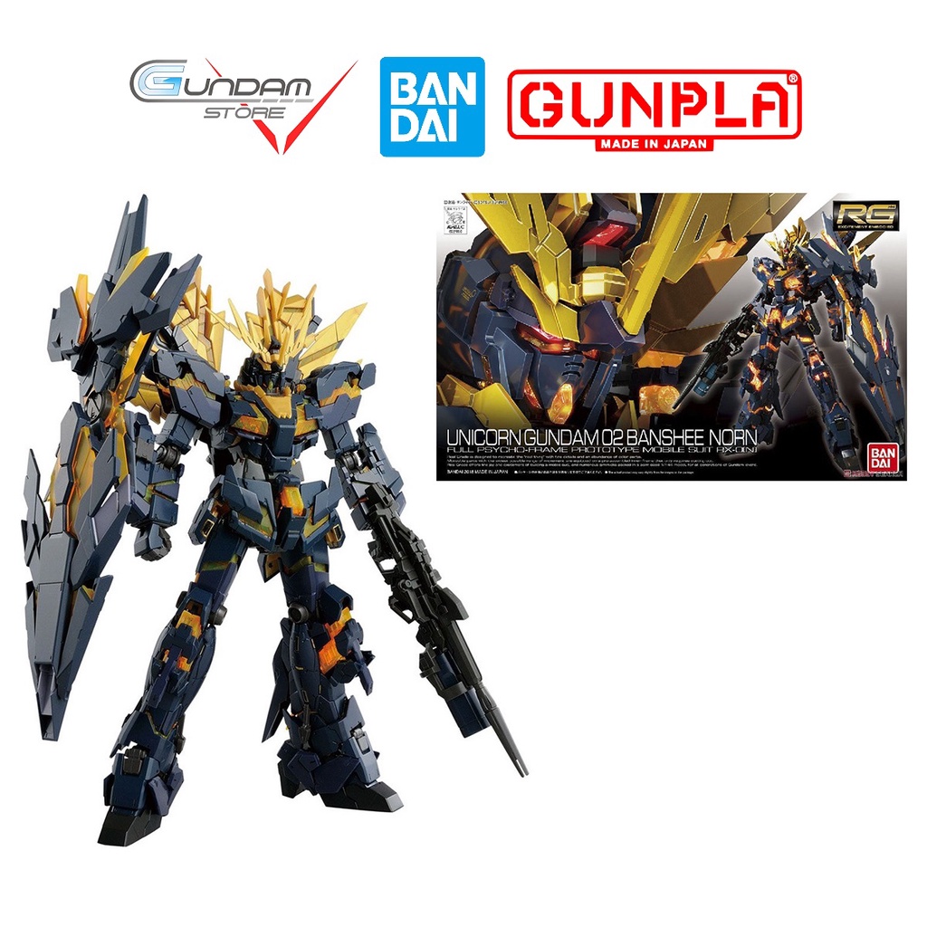 Mô Hình Gundam RG Banshee Norn Destroy Bandai Real Grade 1/144 Đồ Chơi Lắp Ráp Anime Nhật