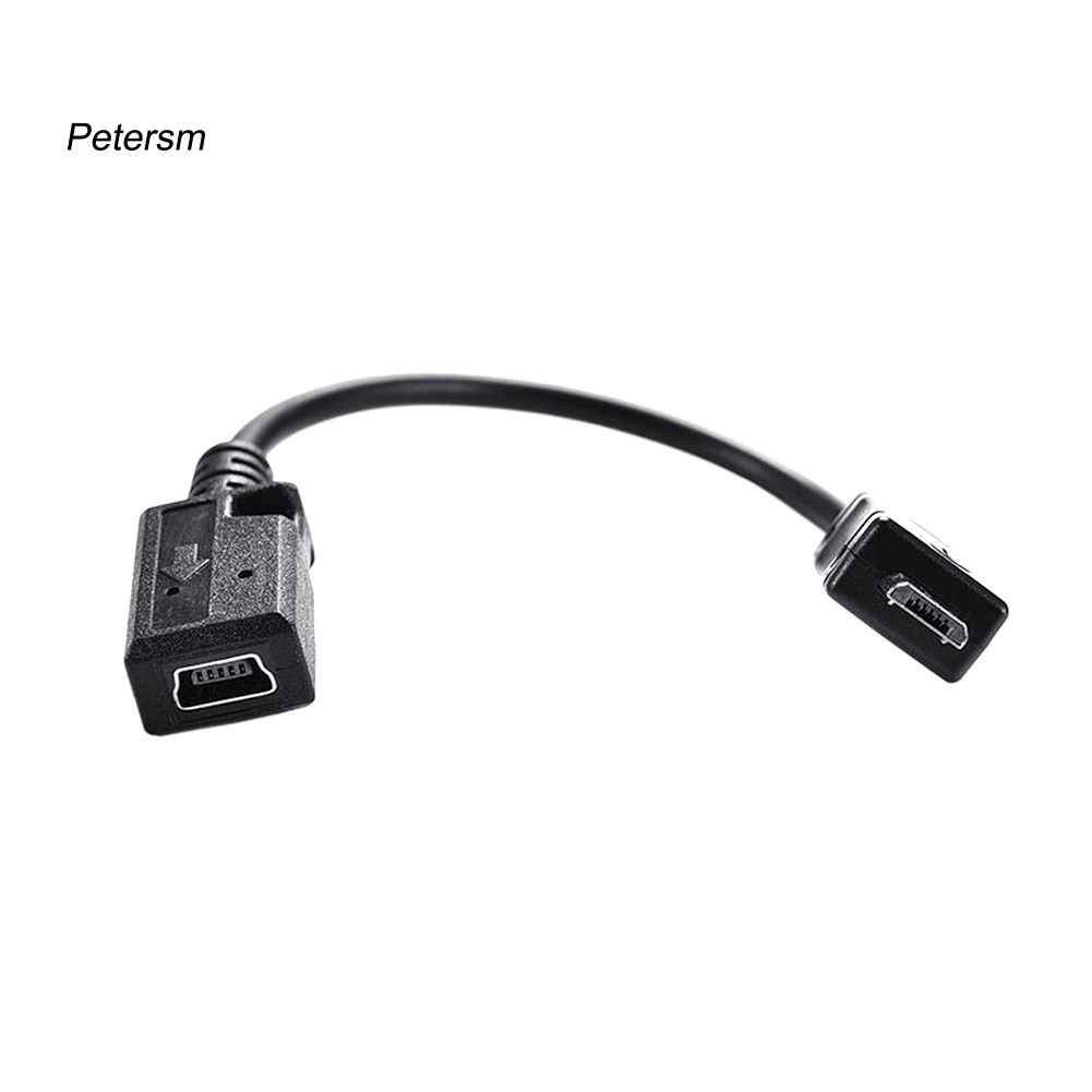 Bộ 2 Đầu Chuyển Đổi Từ Cổng Micro Usb Đực Sang Đầu Cái 5 Pin