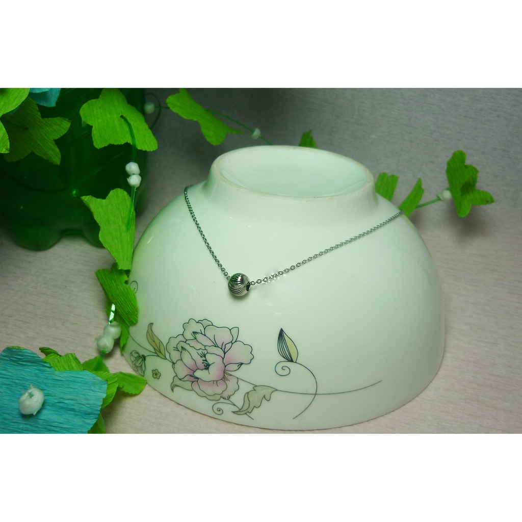 Dây Chuyền Inox  Hột Tròn MS001