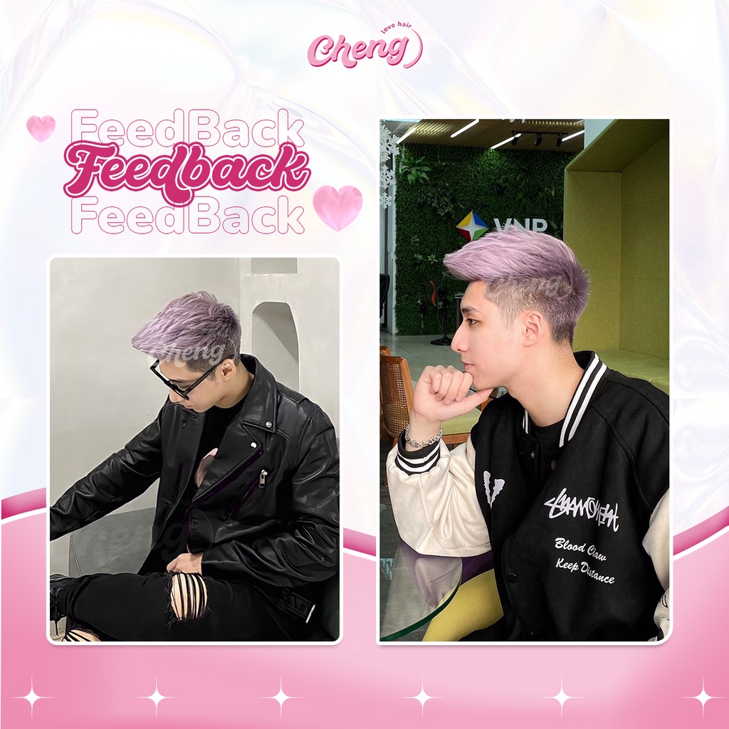 Thuốc nhuộm tóc TÍM KHÓI SÁNG | Chenglovehair, Chenglovehairs