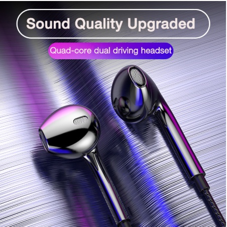 Tai Nghe Nhét Tai Chống Ồn Có Dây Điều Chỉnh Âm Lượng Cho Điện Thoại Android