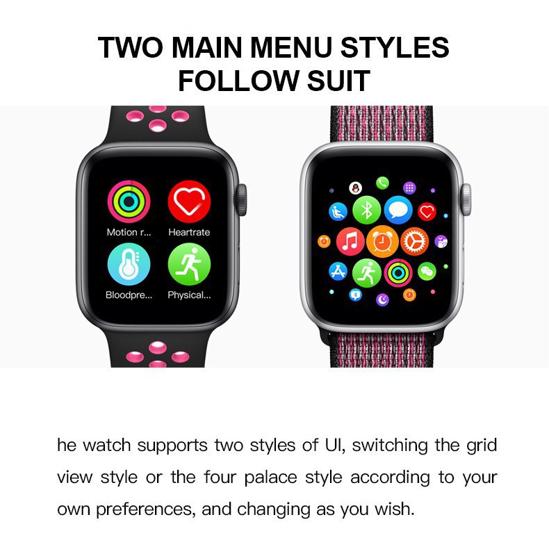 【XiaoDingDang】T500 Smart Watch Bluetooth Call Touch Screen Music Fitness Tracker Bracelet Watch Passometer Heart Rate iWatch Apple Watch 5