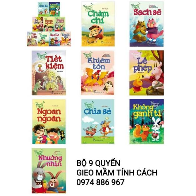 Bộ Phát Triển Kỹ Năng Giao Tiếp Ứng Xử - Gieo Mầm - Miu Miu