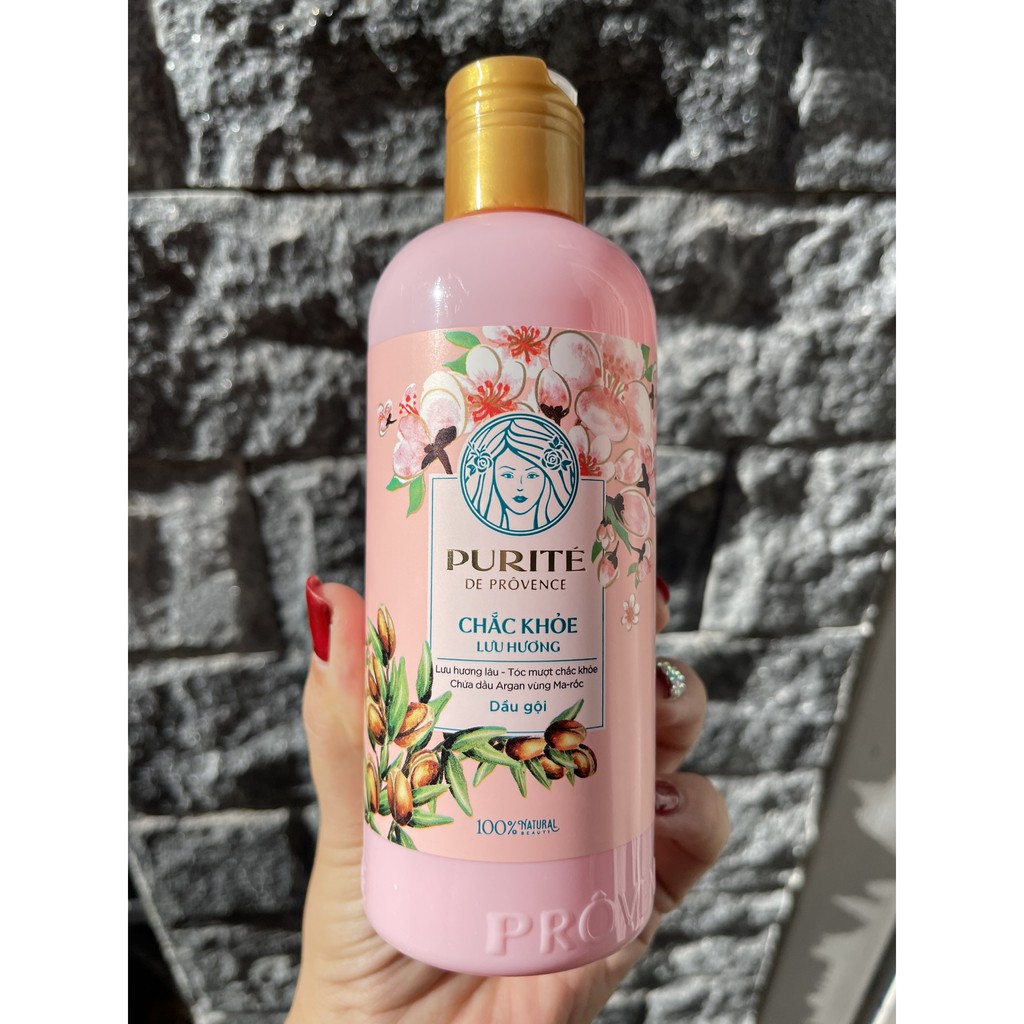 Dầu gội Mềm Mượt Purité Hoa Anh Đào và  Argan 250ml