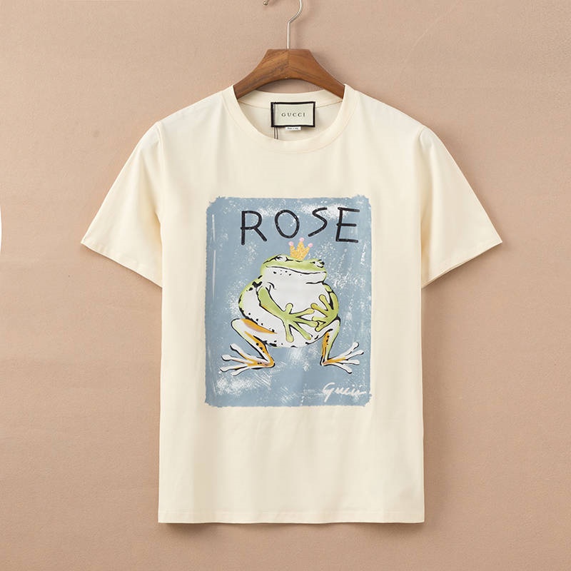 Áo Thun Tay Ngắn In Họa Tiết Chữ Hoàng Tử Ếch Graffiti Mặt Trước Thời Trang Mùa Hè Thông Dụng