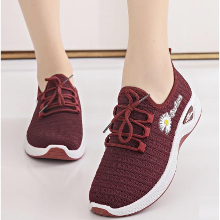 Giày Sneaker nữ thể thao hoa cúc Fashion