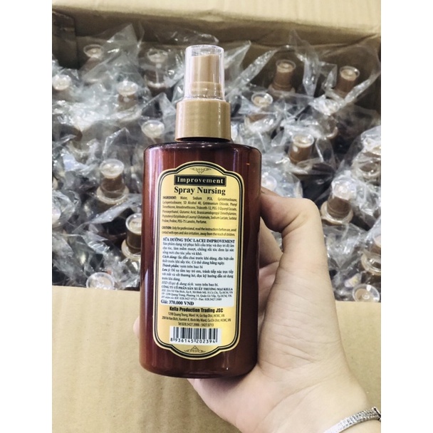 Sữa dưỡng tóc Lacei Improvement 250ml  - xịt dưỡng tóc lacei nâu 250ml