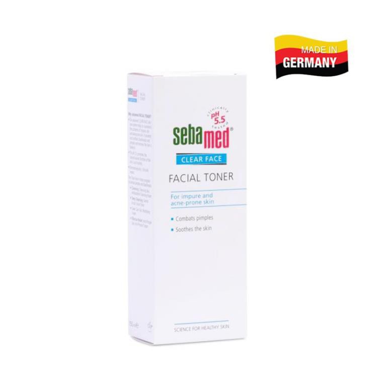 Toner CânSebamed Bằng Da Và Se Khít Lỗ Chân Lông Facial Toner pH5.5 (150ml)