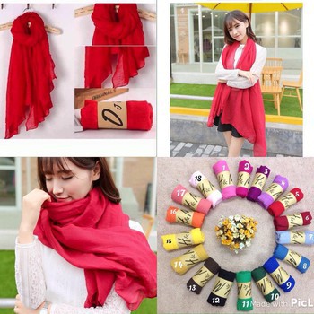 Khăn đũi quàng cổ thời trang HM nhẹ nhàng mềm mại