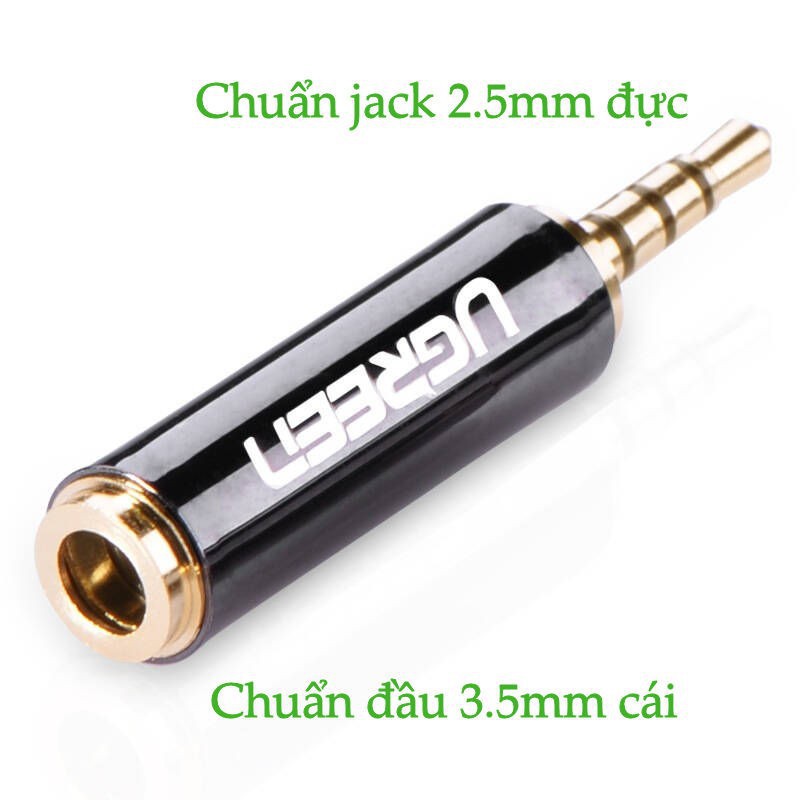 Đầu chuyển Audio 2.5mm sang 3.5mm Ugreen 20501 - Ugreen 20501 - 20501
