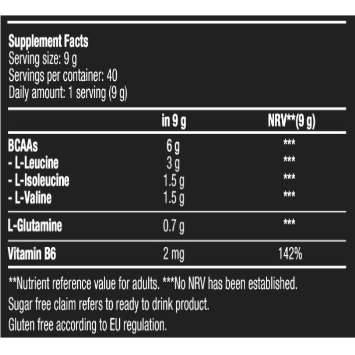 BIOTECH Bcaa Zero Thực Phẩm Bổ Sung Phát Triển Cơ Bắp, Tăng Hiệu Suất Tập Luyện (40 Lần Dùng)
