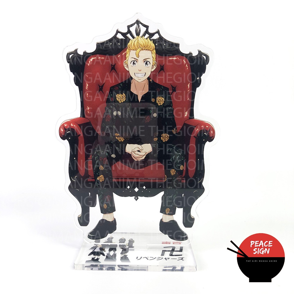 Mô hình TOKYO REVENGERS ver GHẾ TỰA standee tượng acrylic anime mica chibi trang trí trưng bày
