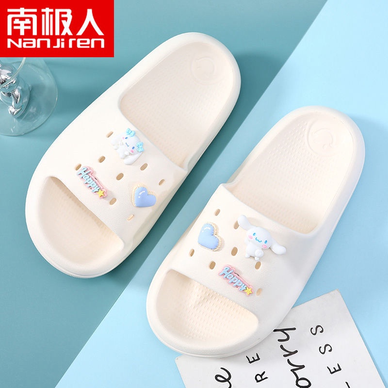 Dép Quai Ngang Chống Trượt Trọng Lượng Nhẹ In Họa Tiết Hoạt Hình Dễ Thương Cho Nữ