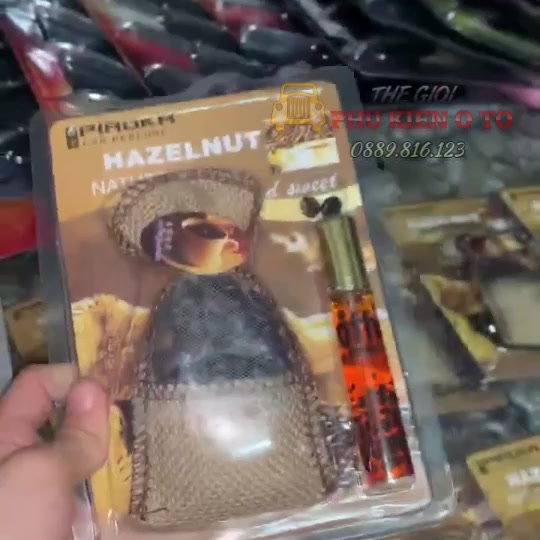 Túi cafe treo ô tô kèm tinh dầu hương Cafe Hazelnut | BigBuy360 - bigbuy360.vn