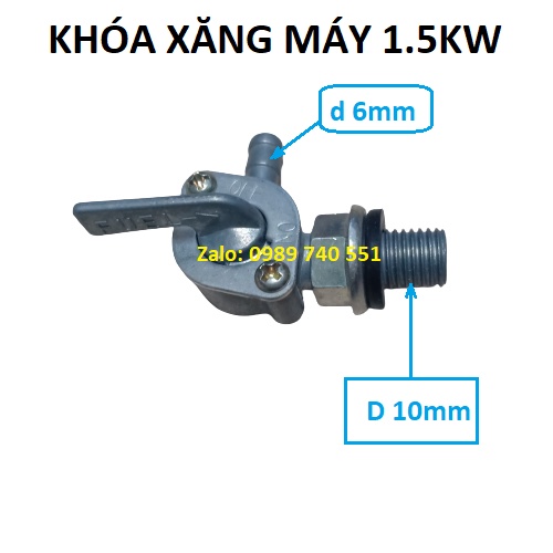 Khóa xăng máy phát điện