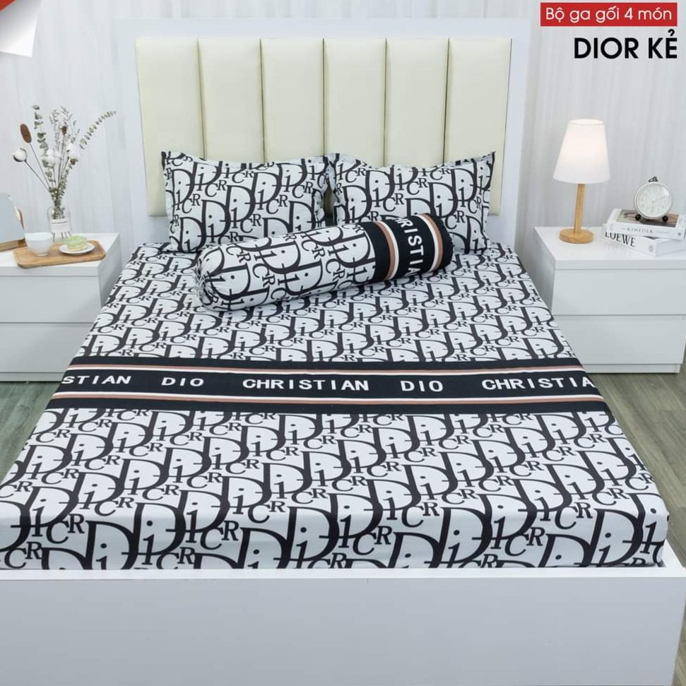 𝐒𝐇𝐎𝐏 𝐗𝐈̣𝐍 - Bộ ga gối cotton poly m6/m8 drap giường poly, ga trải giường kèm 2 vỏ gối nằm  Sakura JP