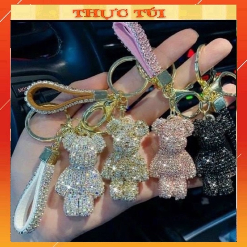 Phụ kiện Gấu Đá treo túi siêu xinh