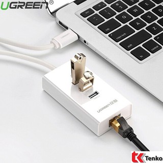 Bộ Chia USB 3 cổng + Lan UGREEN 20259