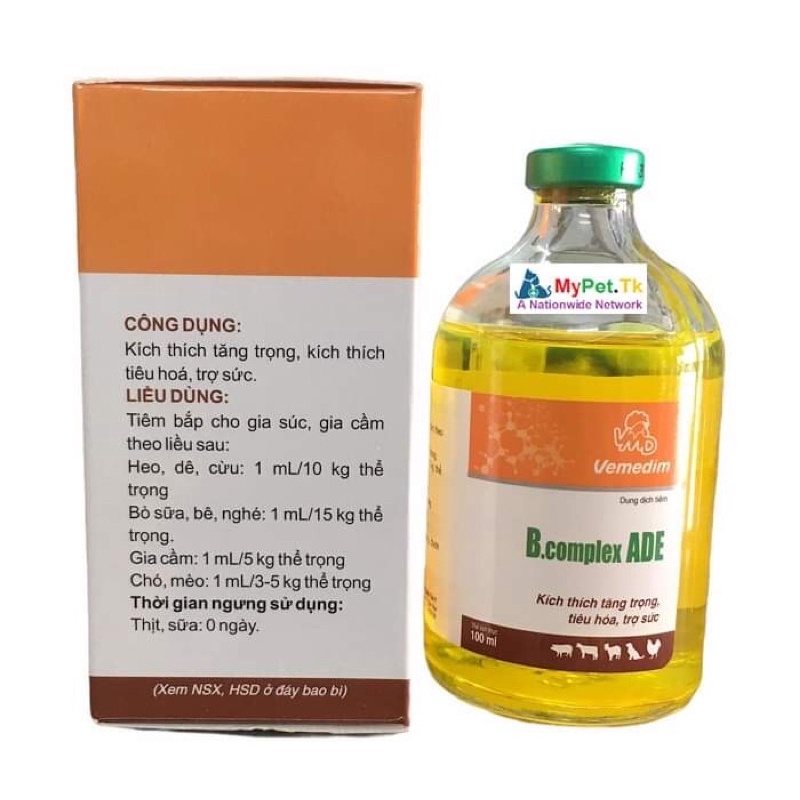 Vemedim B Complex Vitamin ADE 100ml