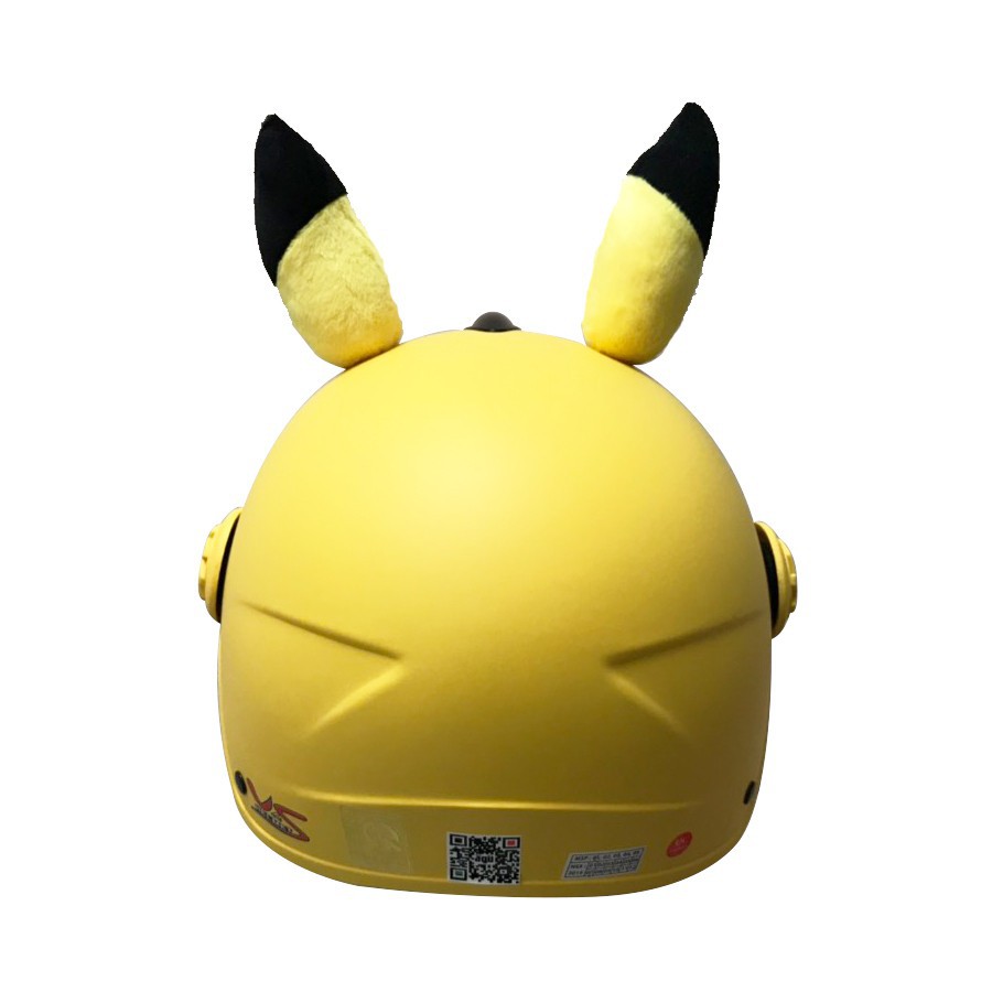 [GIÁ HỦY DIỆT] Nón bảo hiểm trẻ e siêu cute-nón có kính pikachu