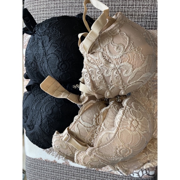 Áo ngực nữ nâng đẩy, áo đồ lót, nội y Thái Lan Sister Hood size34/75 có màu đen và màu da
