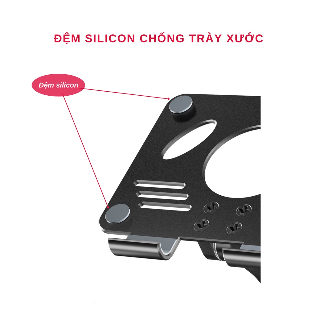 DigiMix Giá Đỡ Để Bàn Dành Cho Máy Tính Bảng, Ipad - Chất Liệu Hợp Kim Nhôm Cao Cấp Hàng Chính Hãng