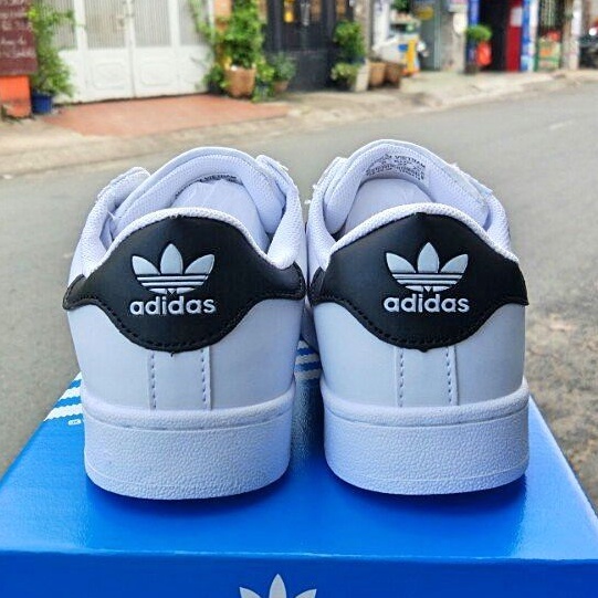 Giày Thể Thao adidas Superstar  Trắng Sọc Đen Cao Cấp nam nữ full size 36-43