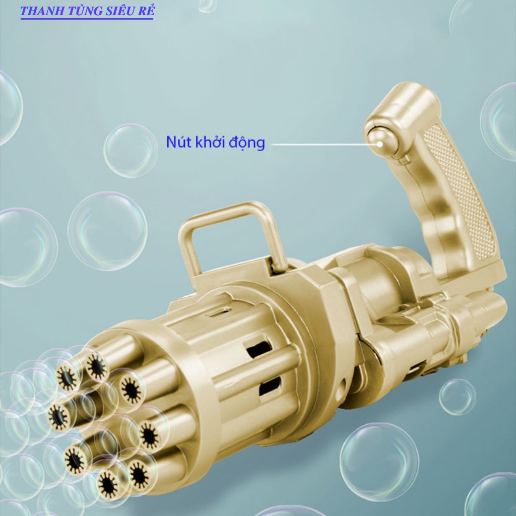 Súng Bắn Bong BóngFREESHIP Súng Thổi Bong Bóng Xà Phòng Ngoài Trời Cho Trẻ Em
