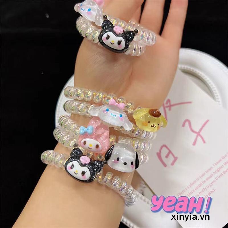 Dây Cột Tóc Hình Hoạt Hình Kulomi Sanrio Dễ Thương Cho Nữ