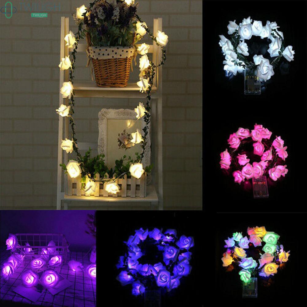 String light Decorative Flower Garden Xmas Holiday Indoor/Outdoor Strip Christmas Wedding Bar Battery Operated