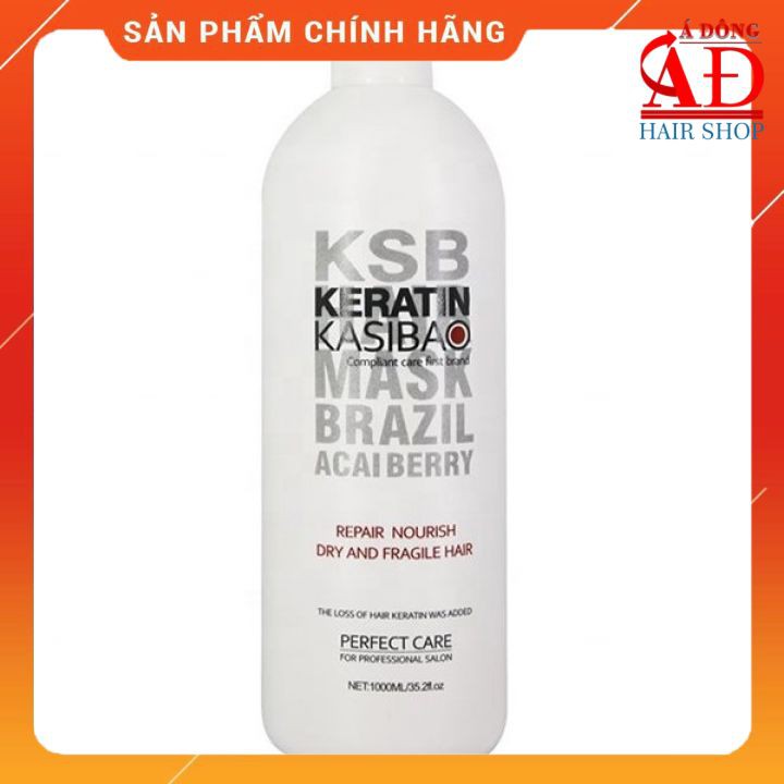 [Chính hãng] [Siêu rẻ] HẤP KERATIN KASIBAO KSB BRAZIL ACAI BERRY THỦY PHÂN PHỤC HỒI TÓC HƯ TỔN NẶNG 1000ml