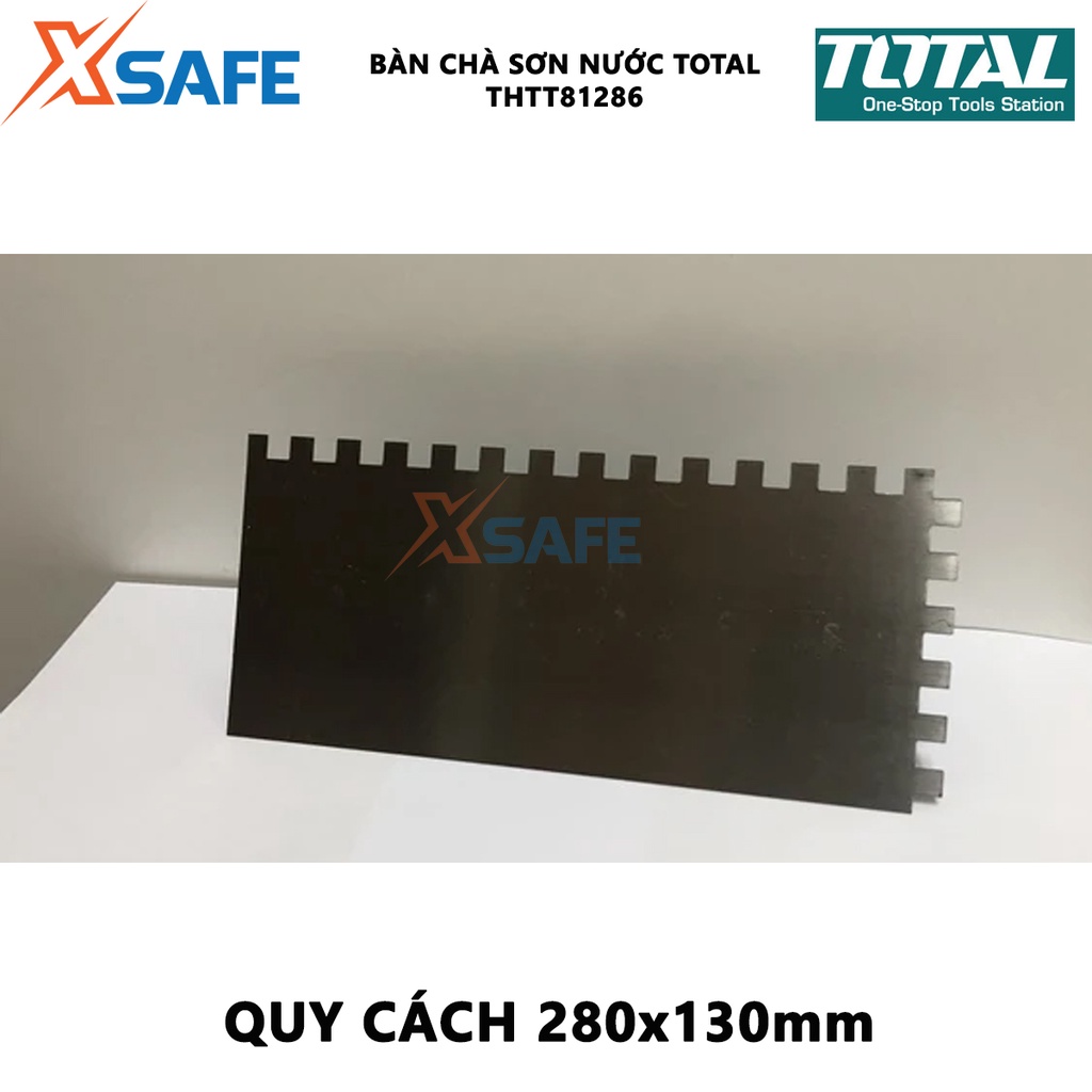 Bàn chà sơn nước TOTAL THTT81286 | bay hồ có răng cưa quy cách 280 x 130mm dùng để làm phẳng những bề mặt