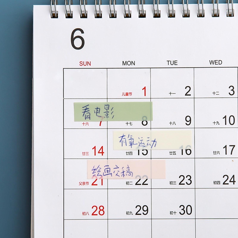 Goo Set 200 / 120 / 6 Nhãn Dán Đánh Dấu Sổ Tay Ghi Chú Họa Tiết Lá Cờ