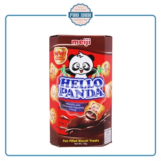 Combo 10 Hộp Bánh Gấu Nhân Kem Socola Meiji Hello Panda (hộp 50g)