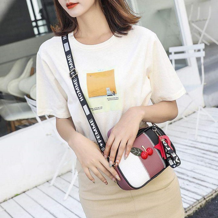 Túi đeo chéo hộp cherry a076