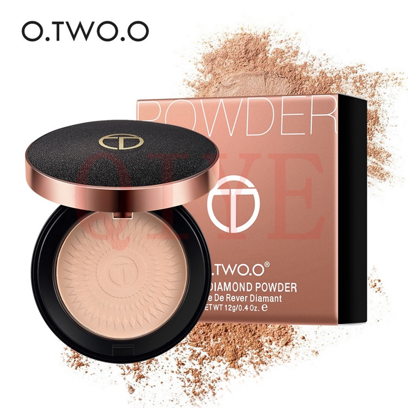 COD O.TWO.O Dream Diamond Pressed Powder / Bedak Padat Pengontrol Minyak Tahan Lama Bedak with Puff | BigBuy360 - bigbuy360.vn