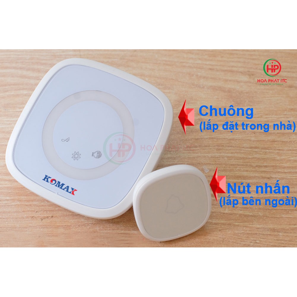 Chuông cửa không dây Komax KM-B02