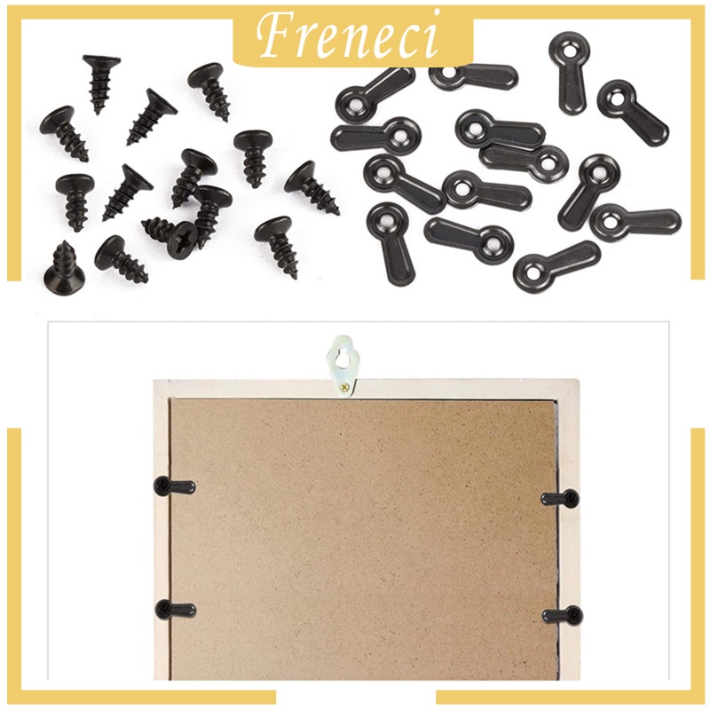 Bộ Kẹp + 300 Ốc Vít Dùng Cho Khung Ảnh Treo Thủ Công Chống Trầy Xước Tiện Dụng