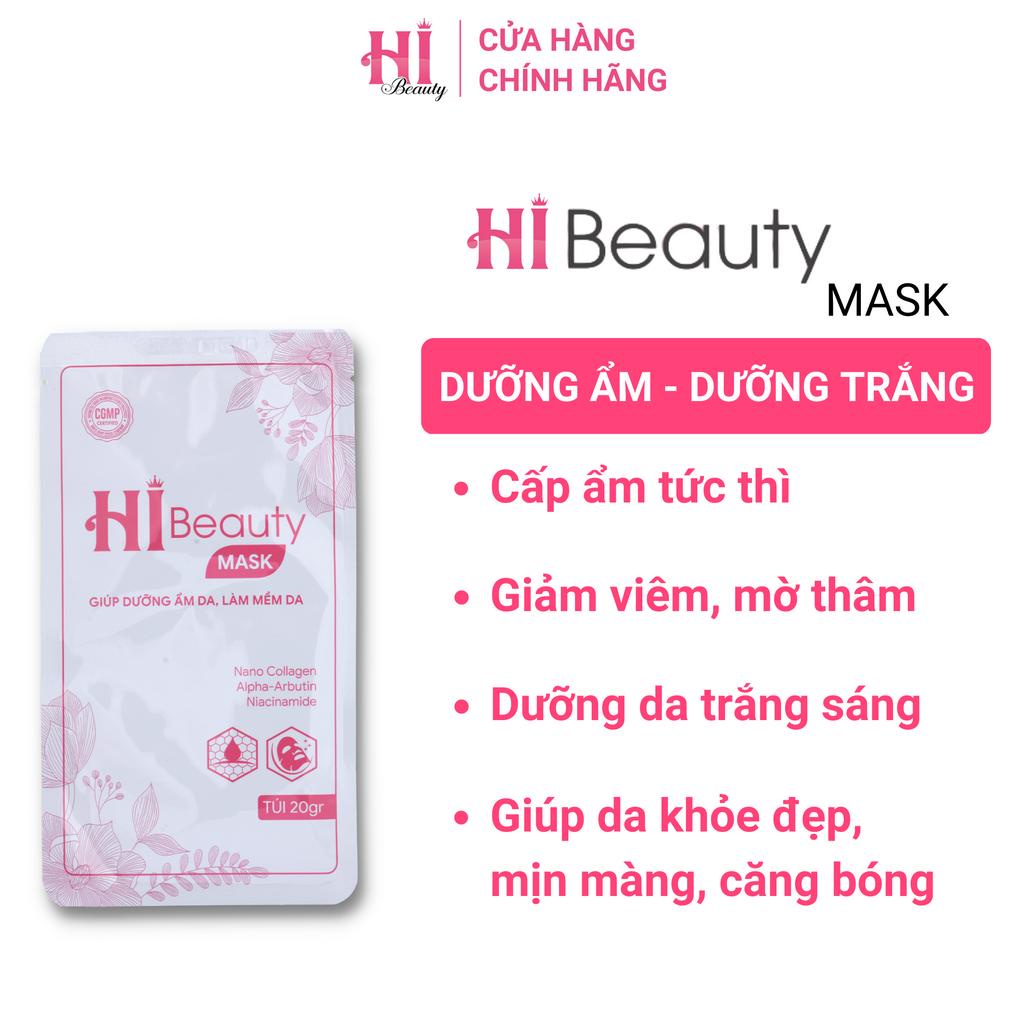 Combo 5 mặt nạ dưỡng ẩm nâng cơ Hi Beauty Mask ngăn ngừa lão hóa hỗ trợ làm mờ nám tàn nhang