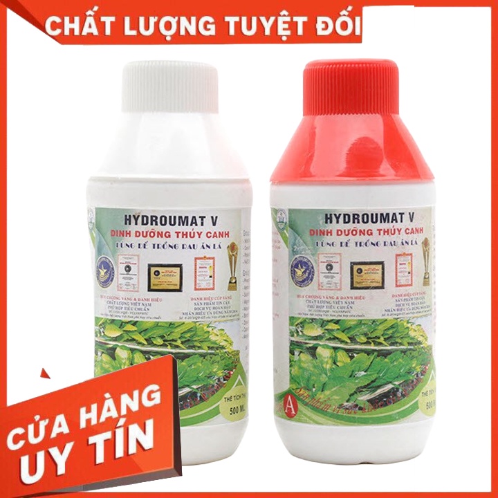 Dung dịch thủy canh Hydro Umat V cho rau ăn lá 1 cặp