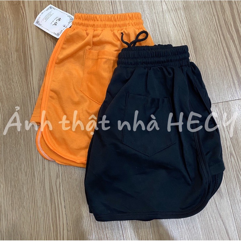 Quần Đùi Nữ Xẻ Viền Tà - Hecy.Clothing [FREESHIP] - Quần short nữ trơn xẻ tà 5 màu Basic