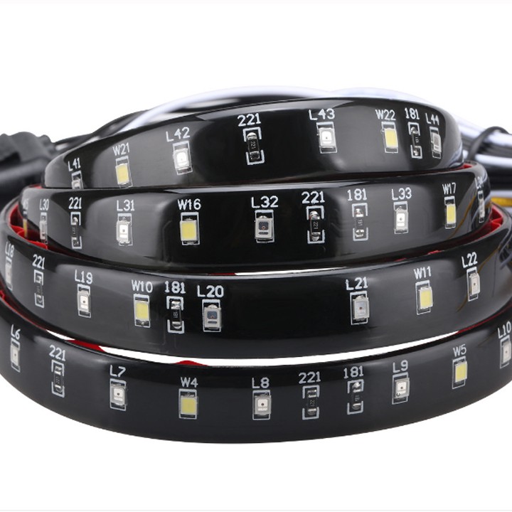 Dây Đèn Led Dán Đuôi Xe Ô Tô 4Pin-2835 Led Làm Đèn Hậu Kiêm Đèn Xi Nhan - giá rẻ