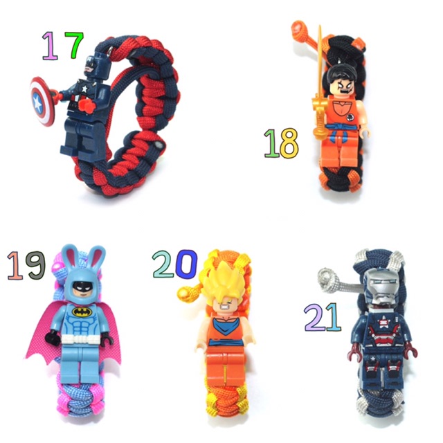 Vòng tay Lego thắt dây siêu đẹp 1 vòng ngẫu nhiên xinh xắn