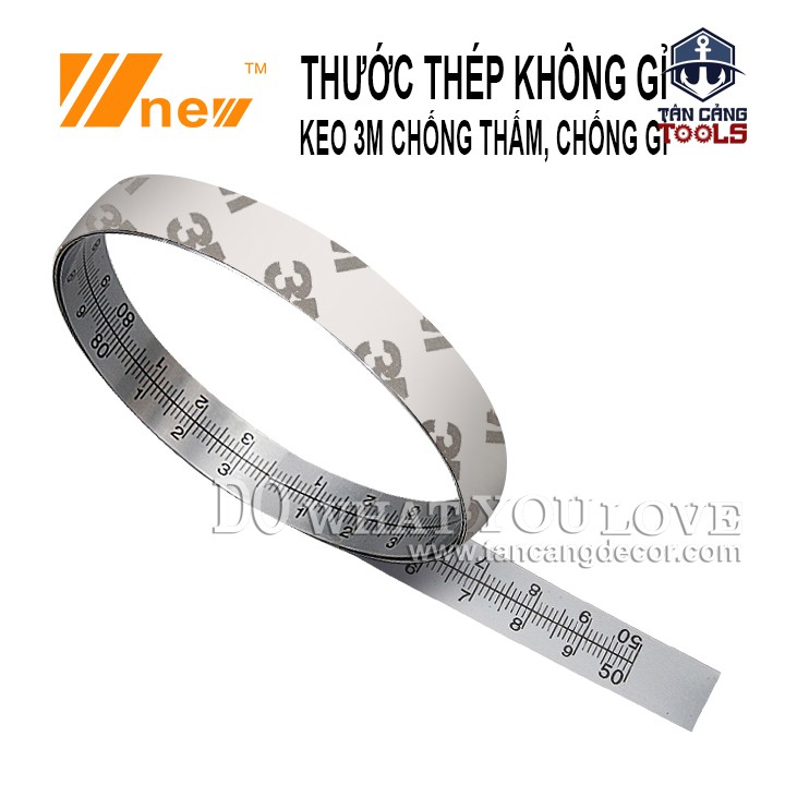 Thước Dán 1 / 2.5 m Hai Chiều Wnew ( 1 Cuộn )