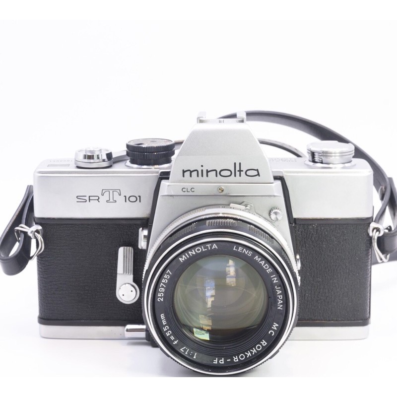 ( Sale off ) Combo máy ảnh film Milnolta SRT101 kèm ống kính Minolta